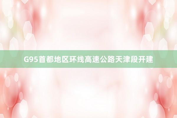G95首都地区环线高速公路天津段开建