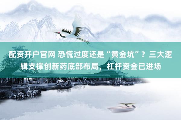 配资开户官网 恐慌过度还是“黄金坑”？三大逻辑支撑创新药底部布局，杠杆资金已进场