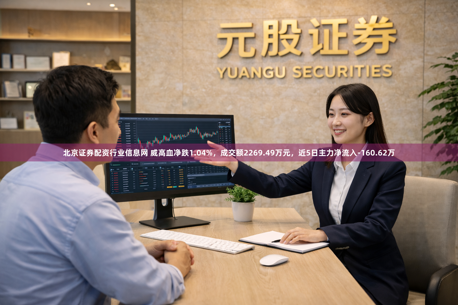 北京证券配资行业信息网 威高血净跌1.04%，成交额2269.49万元，近5日主力净流入-160.62万